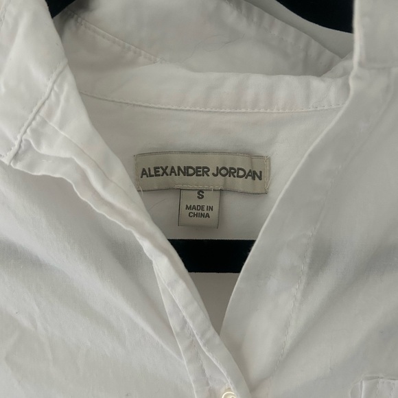 Alexander Jordan Womens Small White Button-Up Shirt - Picture 2 of 3